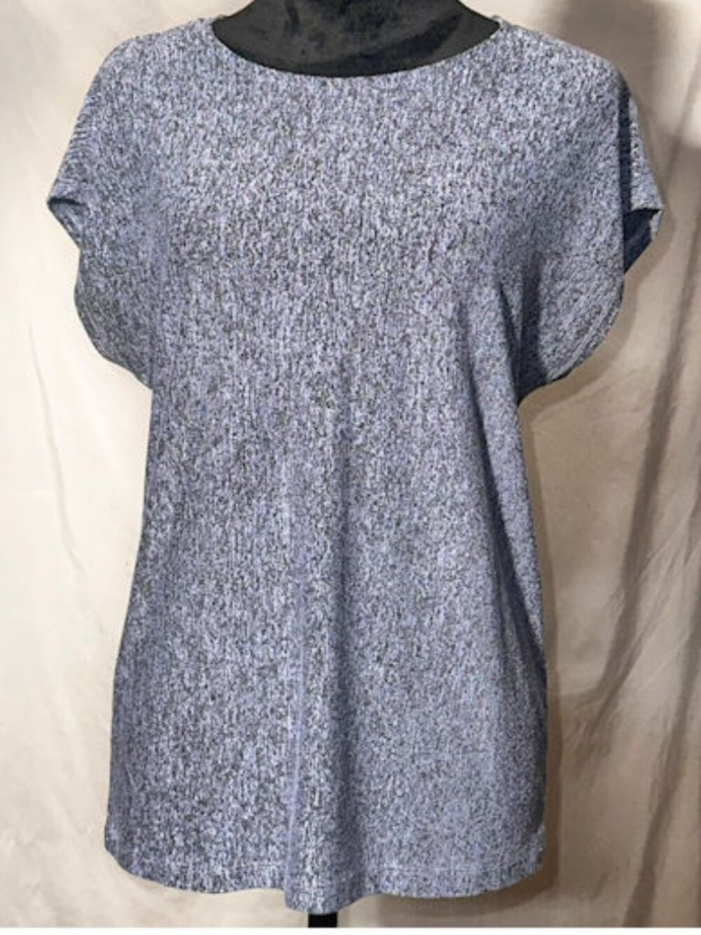 Premise Short Sleeve Sweater, Blue, Size Medium